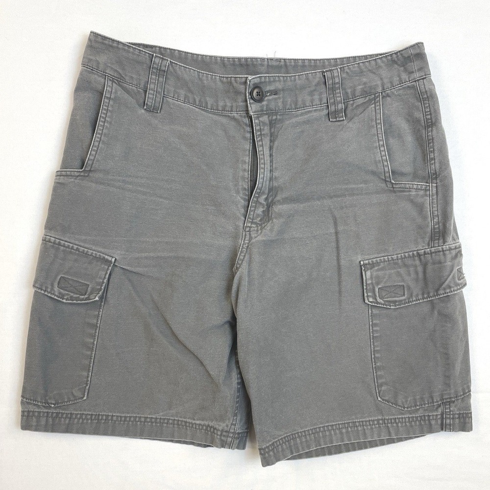 Mens Magellan Shorts Grey 34 Cargo Fishing Outdoor Hiking Utility 9in. Inseam